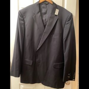 Jos. A Banks Navy Suit Separate 2 Button Blazer NWT 100% wool 56L